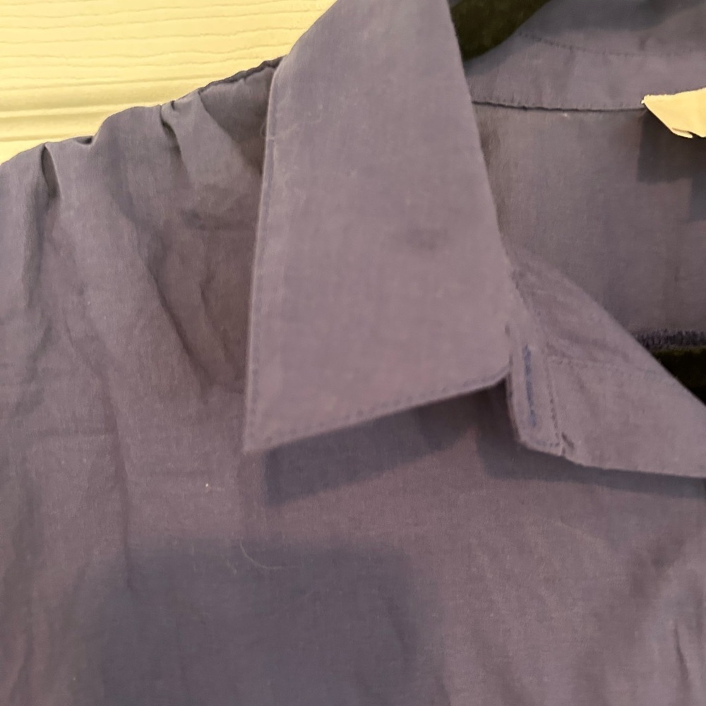 Loft Purple/Blue Button Down Shirt w Collar
Size L - Picture 4 of 7